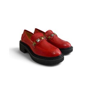 Linea Paolo Essex Platform Loafer Red, NWT! Size 7.5